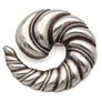 Vintage 925 Sterling Silver Swirl Brooch, Birmingham 1994 Image 4