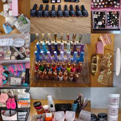 Complete Nail Tech Setup Huge Lot Urgent Sale