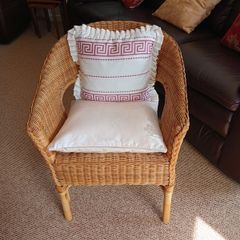 wicker armchair
