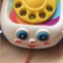 Vintage Fisher-Price Chatter Telephone Toddler Pull Along Toy  Mattel 2000 Image 3