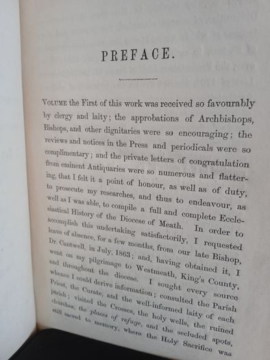 The Diocese of Meath Ancient and Modern (Vol. II) by Rev. A. Cogan (HQ131)