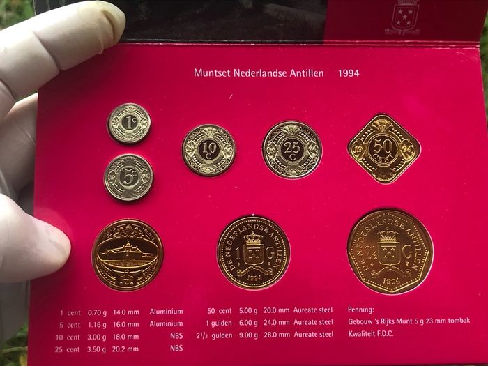 Netherlands Antilles Coin set FDC 1994
