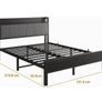 King Size Bed Frame with Storage,5ft Image 9
