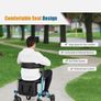 New can post Folding Aluminium Mobility Aid Rollator Walker with 4 Wheels Image 2