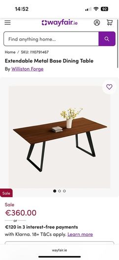 Extendable dinning Table