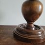 Mid century wood turned lamp Image 2