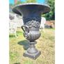 Urn With Handles Cast Iron Black D6572 Image 3