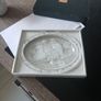 Vintage Mikasa Crystal Nativity Scene Oval Plaque Display Plate (Made in Germany) Image 2