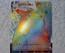 Pikachu VMAX Rainbow Rare 188/185 Vivid Voltage, Sword and Shield, Secret Rare Pokemon Card