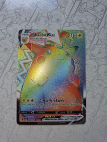 Pikachu VMAX Rainbow Rare 188/185 Vivid Voltage, Sword and Shield, Secret Rare Pokemon Card