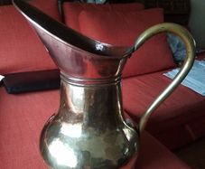 Rustic Brass & Copper Jug