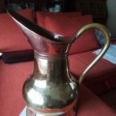 Rustic Brass & Copper Jug