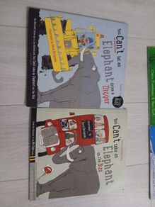 Children's book: you can't let an elephant drive a digger