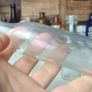 476 - Set of 5 Vintage Clear Glass Cork Screw Top Collectible Decorative Bottles Image 8