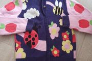colourful cardigan
