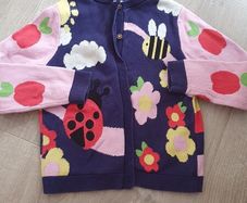 colourful cardigan