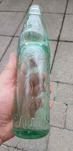 Vintage Downs Ennis codd neck bottle