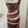 AllSaints One-Shoulder Bleach Dye Dress - Size 14 Image 2
