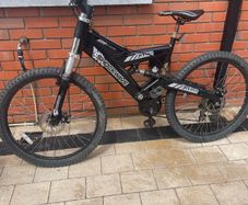 shockwave xt950 full suspension mountain bike