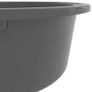 Kitchen Sink Double Basins Oval Grey Granite Image 5