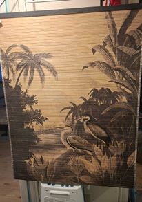 hanging wooden picture