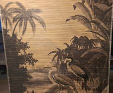 hanging wooden picture