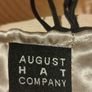 August Hat Company Pink Paper Straw Summer Hat with Flower Detail Image 3