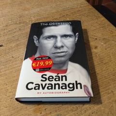 Sean Cavanagh, my Autobiography. The Obsession. Like new Hardback book, with dust cover.