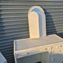 White Wicker Bedroom Vanity set Image 3