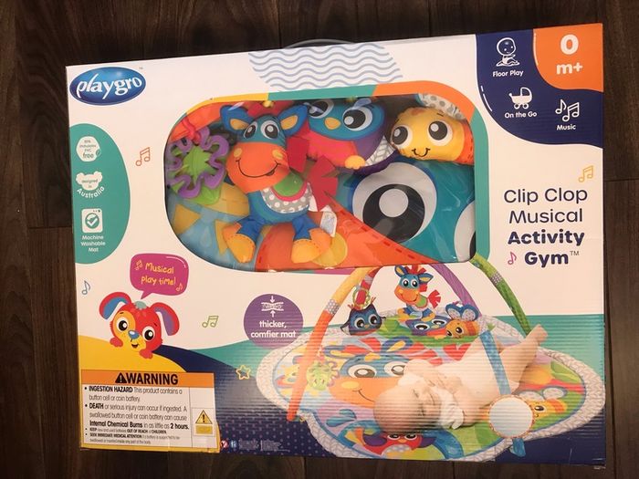 Playgro Clip Clop Musical Baby Mat