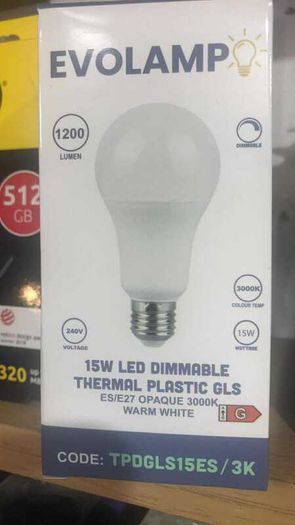 E27 LEDBulb 15W Dimmable Warm White