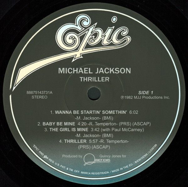 Michael Jackson   Thriller Gatefold