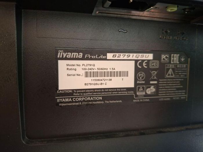 IIYama ProLite 27" Led Monitor 60Hz