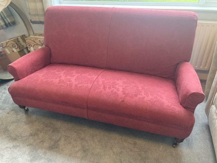 Red sofa