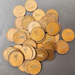 Ireland 1940s to 1960 Mixed Date 1/2 Half Penny Coin Lot Over 50 Coins