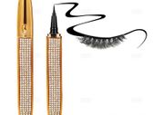 Magic Self Adhesive Eyeliner Pen Waterproof No Glue Quick-drying Black Eyeliner