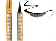 main image for ad Magic Self Adhesive Eyeliner Pen Waterproof No Glue Quick-drying Black Eyeliner