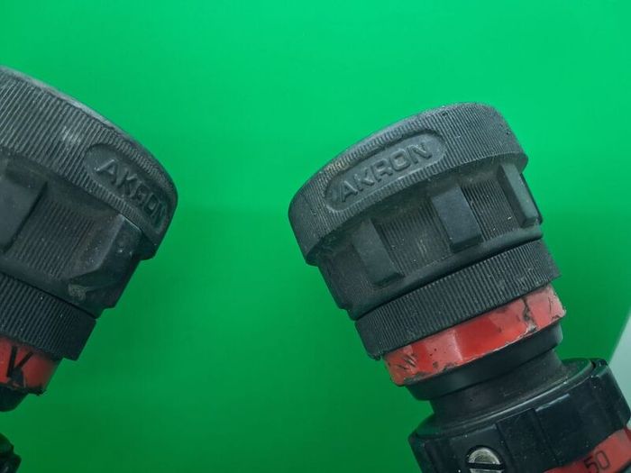 Postage - 2 X Akron Style 1702  Fire Fighting Nozzle