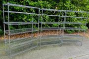 Stainless Steel Shop Shelving - Display Racking - Like New - Very Strong