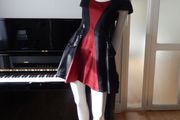 Hinks Taylor Designer Dress Goth Rock Chick New !