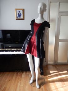 Hinks Taylor Designer Dress Goth Rock Chick New !