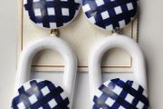 West Germany Clip On Earrings Vintage