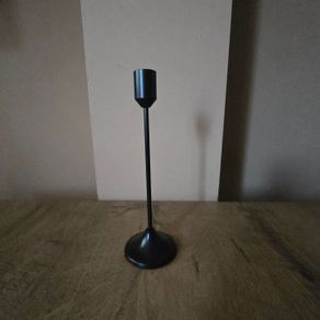 Black candle holder 21cm