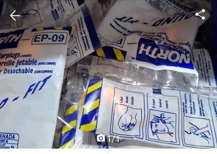 Disposable earplugs