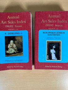 2 x 1981-82 Art Sales Index Books | Edited by Richard Hislop | Reference Set