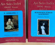 2 x 1981-82 Art Sales Index Books | Edited by Richard Hislop | Reference Set