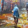 Parisian style oil canvas professionally framed Image 3