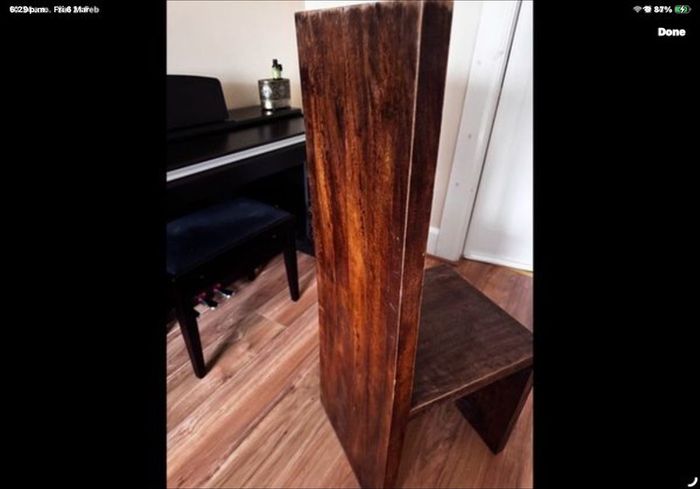 Solid wood chair very heavy