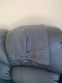 Grey uniform trousers