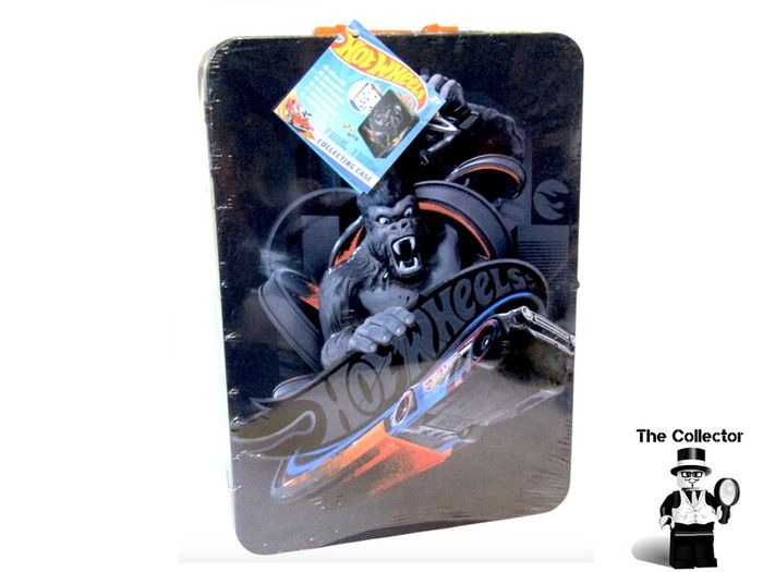 Hot Wheels Gorilla Storage Tin Brand New Sealed Hot Wheels metal storage carrying case for up to 50 cars